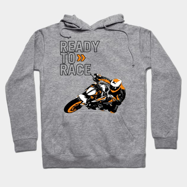 Ready To Race Hoodie by Creativity Explode